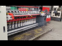 Chiều rộng lưới 2440mm Hàng rào nút cố định Dây máy Không gian dây 75mm 220v